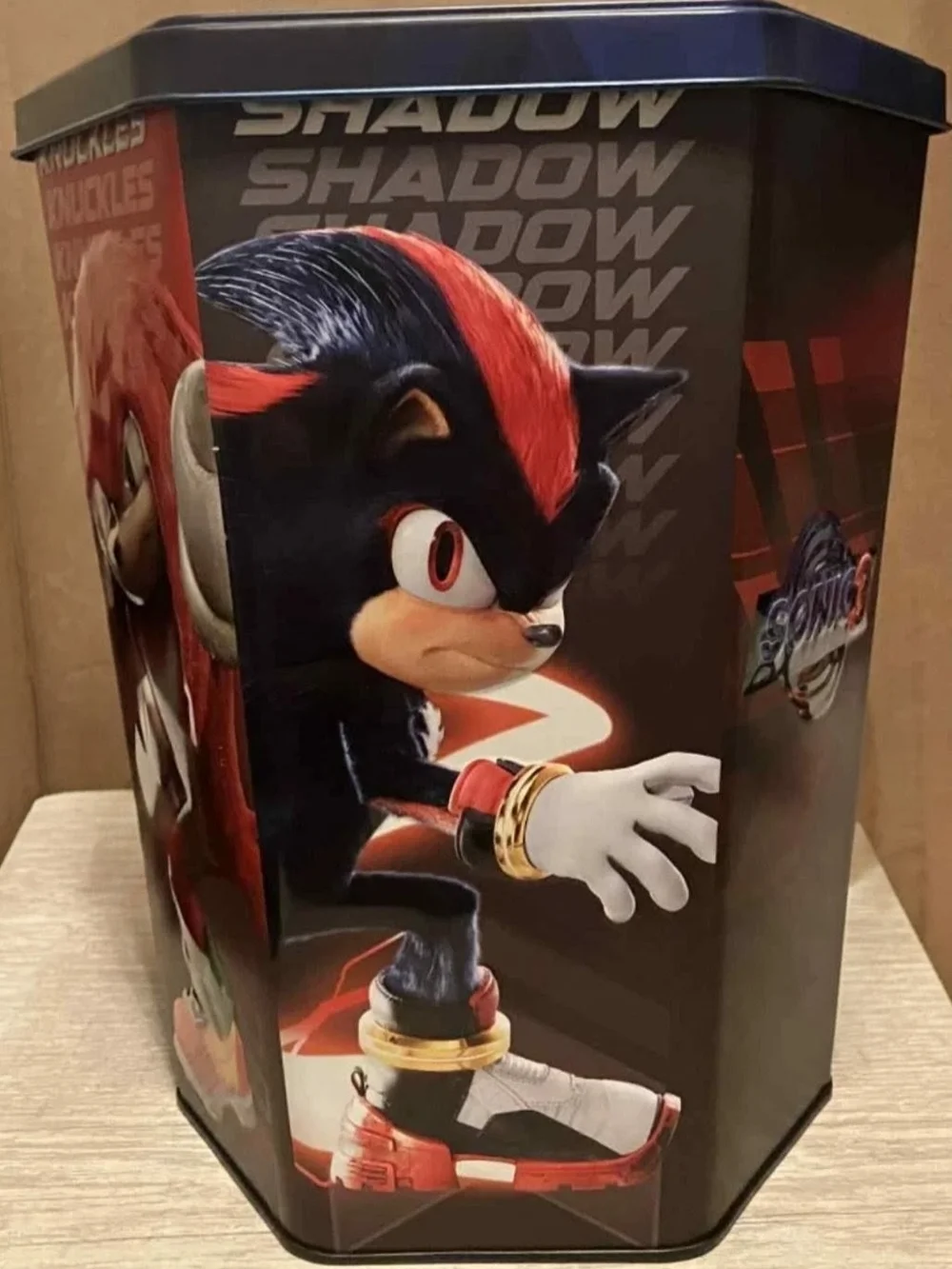 Sonic 3 Tin Popcorn Bucket